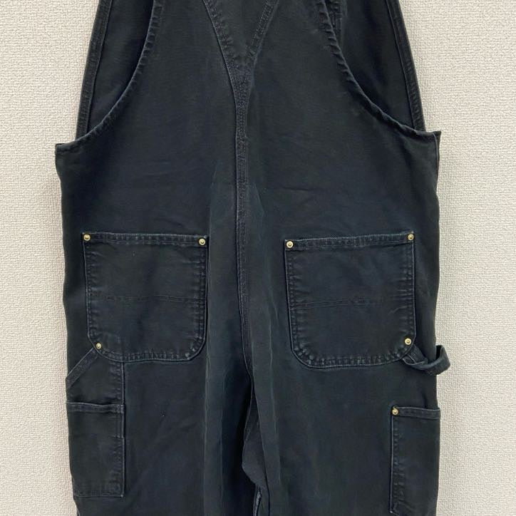 Carhartt　カーハート　オーバーオール/つなぎ　ダック地　ダブルニー　黒　ブラック　W38