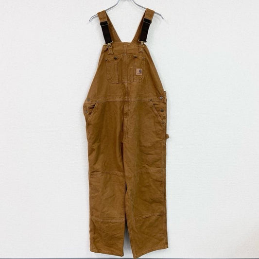 Carhartt　カーハート　オーバーオール/つなぎ　ブラウンダック　ダック地　ダブルニー　キャメル　W44