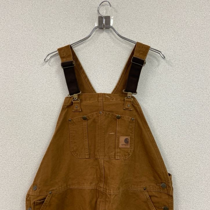 Carhartt　カーハート　オーバーオール/つなぎ　ブラウンダック　ダック地　ダブルニー　キャメル　W44