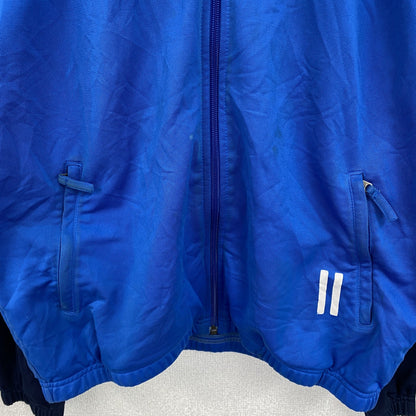 NIKE　ナイキ　トラックジャケット/ジャージ　ハイネック　スウッシュ　ラグランスリーブ　青　ブルー　Mサイズ