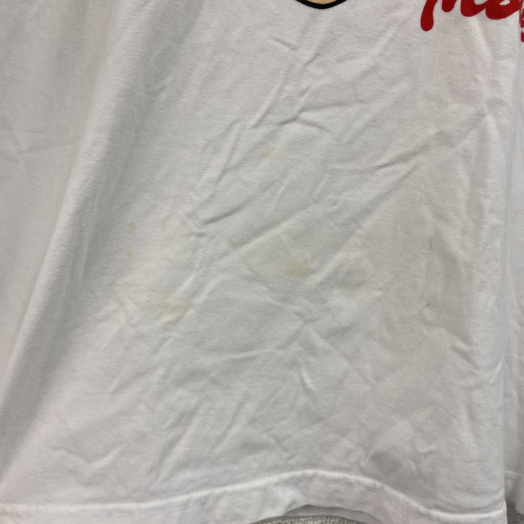 90s～　Disney　ディズニー　Mickey Mouse　ミッキーマウス　半袖プリントキャラクターTシャツ　ヴィンテージ　白　ホワイト　8サイズ