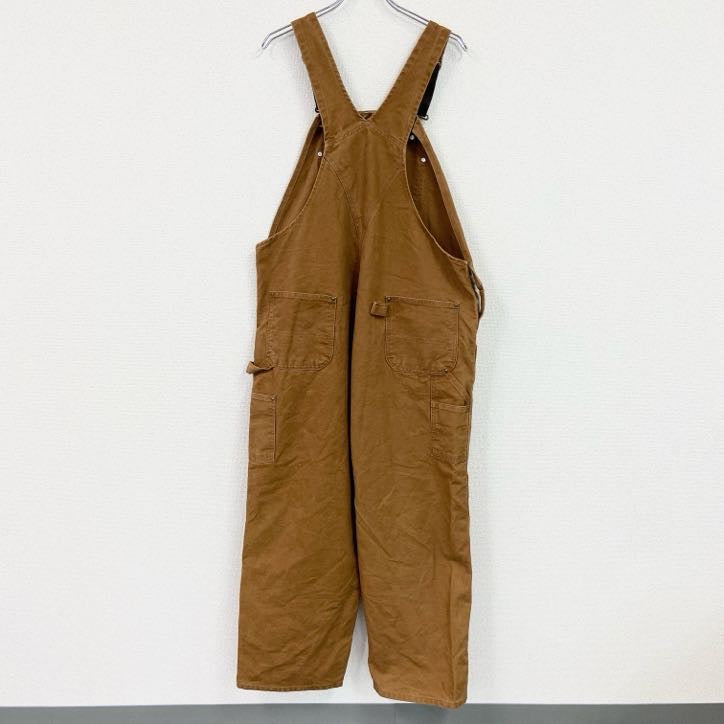 Carhartt　カーハート　オーバーオール/つなぎ　ブラウンダック　ダック地　ダブルニー　キャメル　W44