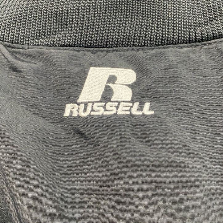 RUSSELL　ラッセル　中綿ナイロンジャケット　黒　ブラック　XLサイズ