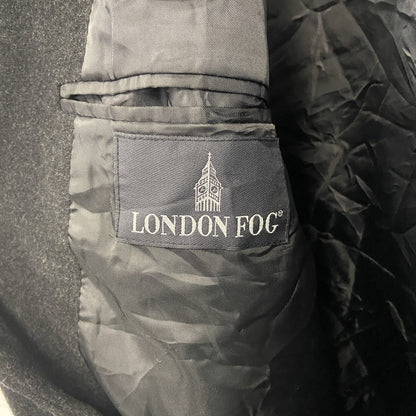 LONDON FOG　ロンドンフォグ　ウールチェスターコート　黒　ブラック
