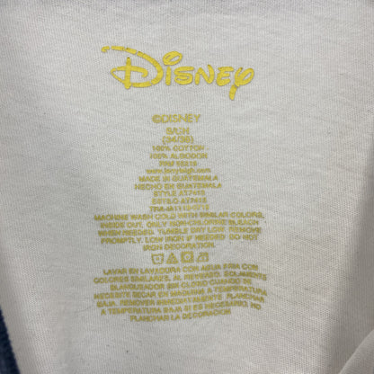 古着 used　Disney ディズニー　半袖プリントリンガーTシャツ　キャラクター　アメリカ　星条旗デザイン　Sサイズ