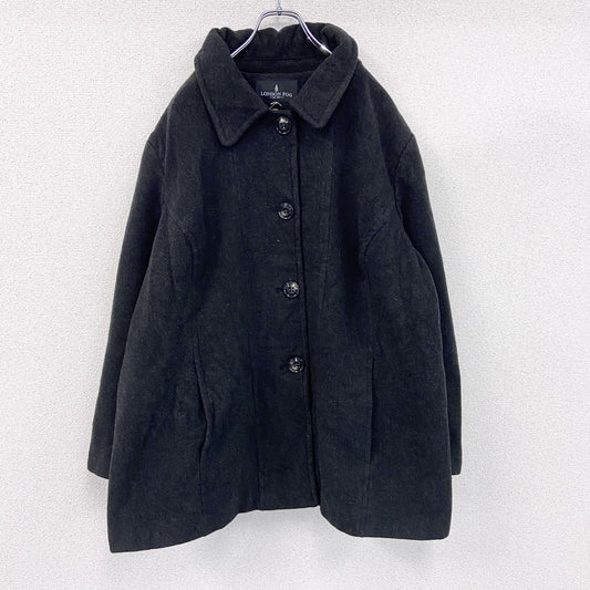 LONDON FOG　ロンドンフォグ　ウールコート　黒　ブラック　3Xサイズ
