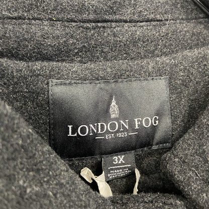 LONDON FOG　ロンドンフォグ　ウールコート　黒　ブラック　3Xサイズ