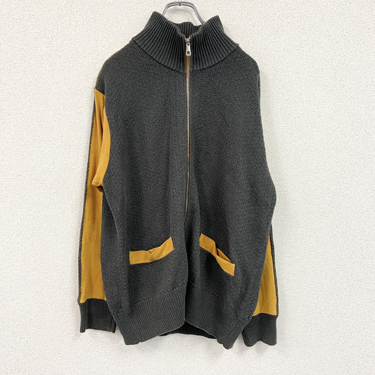 Soerte　ソエルテ　フルジップコットンニットジャケット　灰色　グレー　2サイズ
