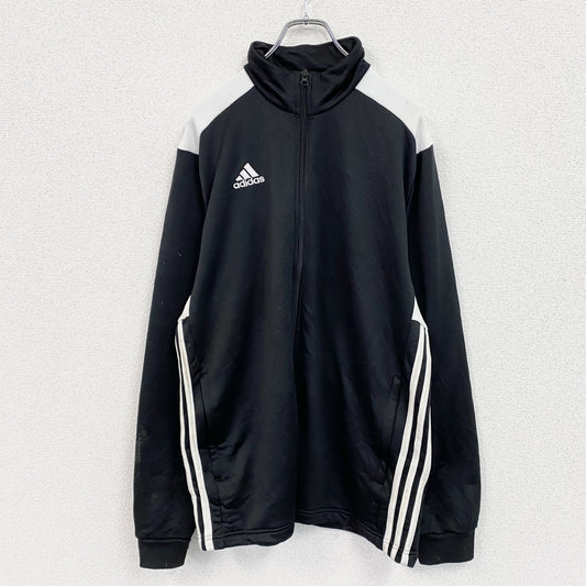 adidas　アディダス　トラックジャケット/ジャージ　黒　ブラック　4XOサイズ