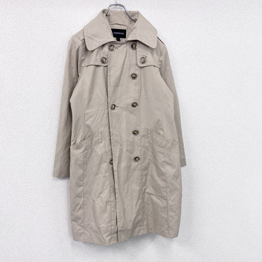 LONDON FOG　ロンドンフォグ　ダブルトレンチコート　ベージュ　Lサイズ