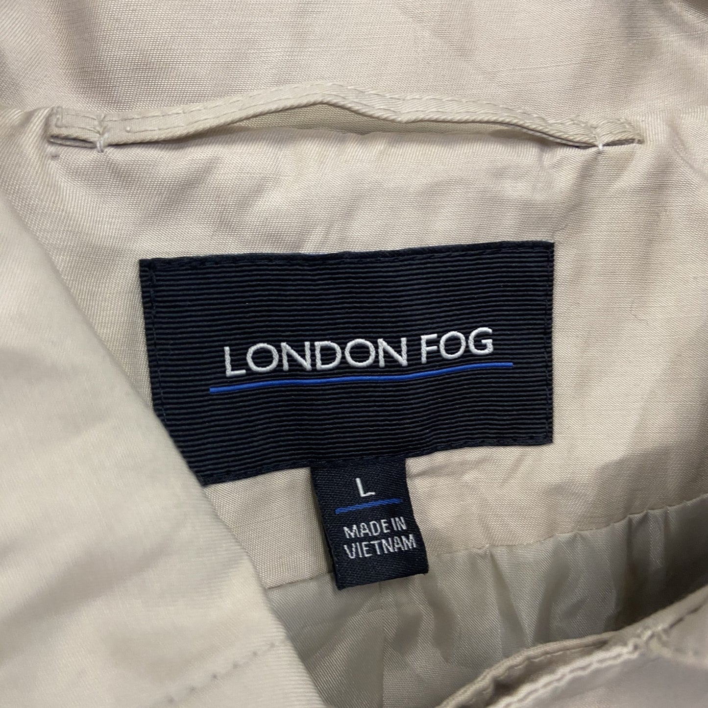 LONDON FOG　ロンドンフォグ　ダブルトレンチコート　ベージュ　Lサイズ