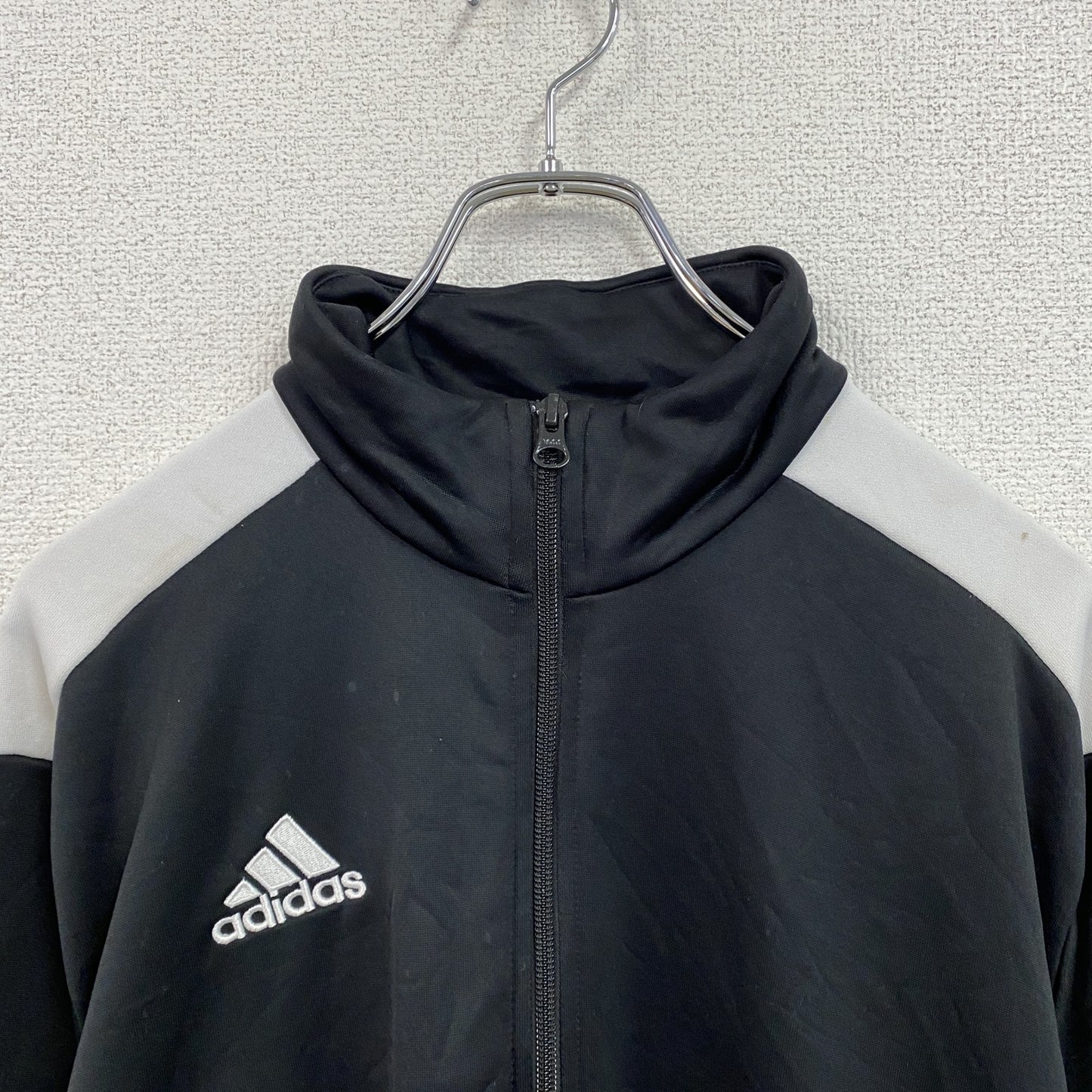 adidas　アディダス　トラックジャケット/ジャージ　黒　ブラック　4XOサイズ