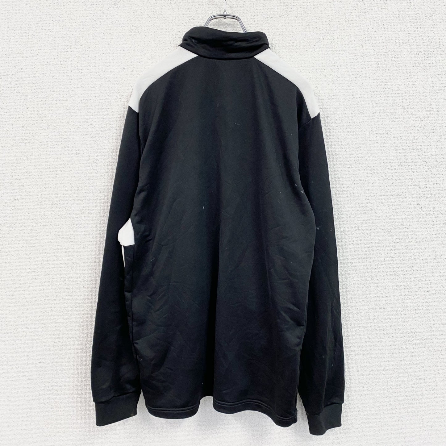 adidas　アディダス　トラックジャケット/ジャージ　黒　ブラック　4XOサイズ