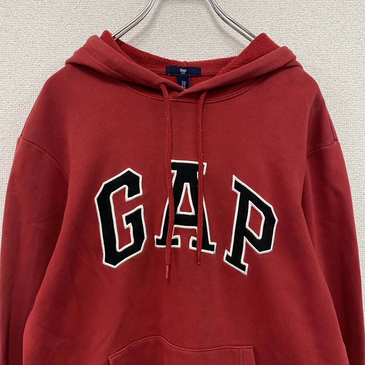 GAP　ギャップ　スウェットパーカー/フーディー　赤　レッド　Sサイズ