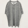 古着 used　Lee リー　半袖ヘンリーネックTシャツ　ハーフボタン　無地　シンプルデザイン　ノームコア　XLサイズ