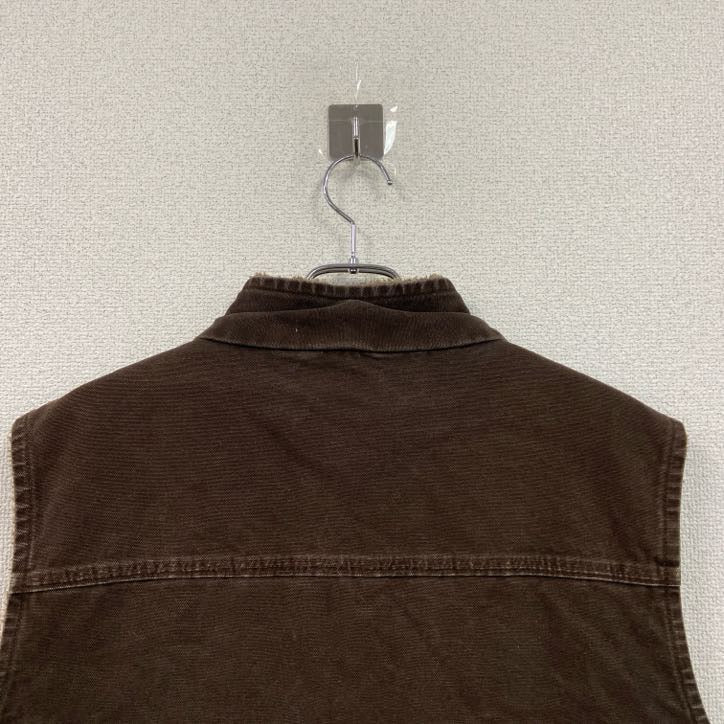 Carhartt　カーハート　フルジップダックベスト　裏ボア　ボアライナー　茶色　ブラウン　2XLサイズ