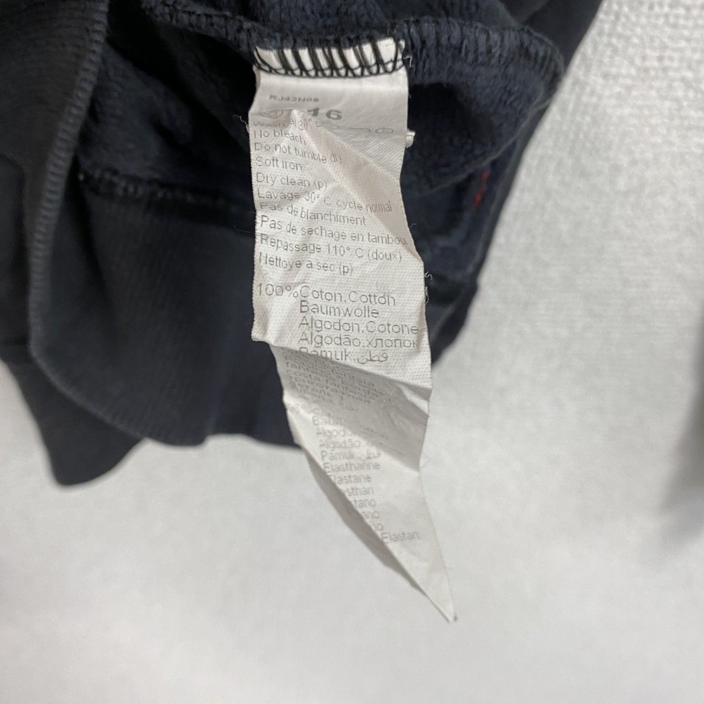 Levi's　リーバイス　スウェット/トレーナー　前V　デカロゴ　黒　ブラック　16サイズ