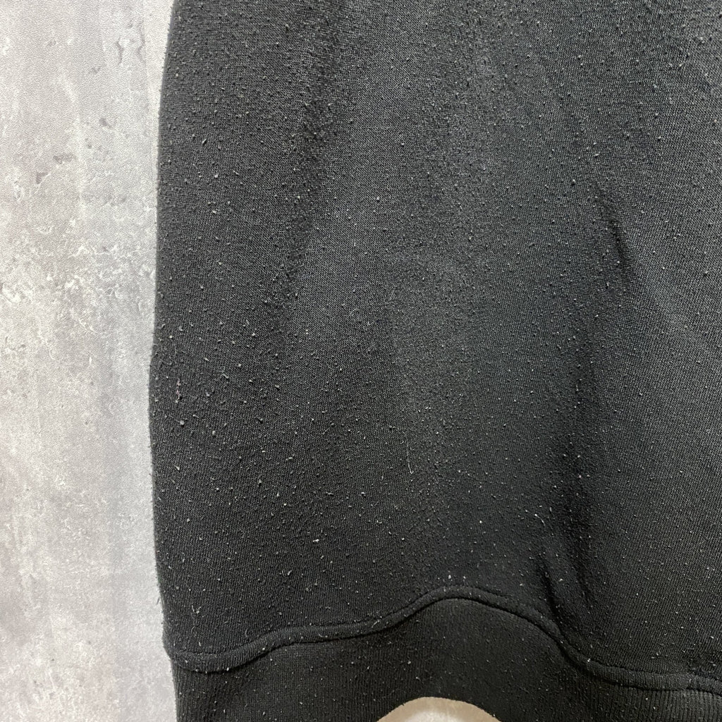 古着 used　WTO2　長袖プリントデザインスウェット　トレーナー　黒　クレオパトラ　エジプト　ビッグシルエット　XLサイズ