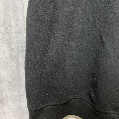 古着 used　WTO2　長袖プリントデザインスウェット　トレーナー　黒　クレオパトラ　エジプト　ビッグシルエット　XLサイズ
