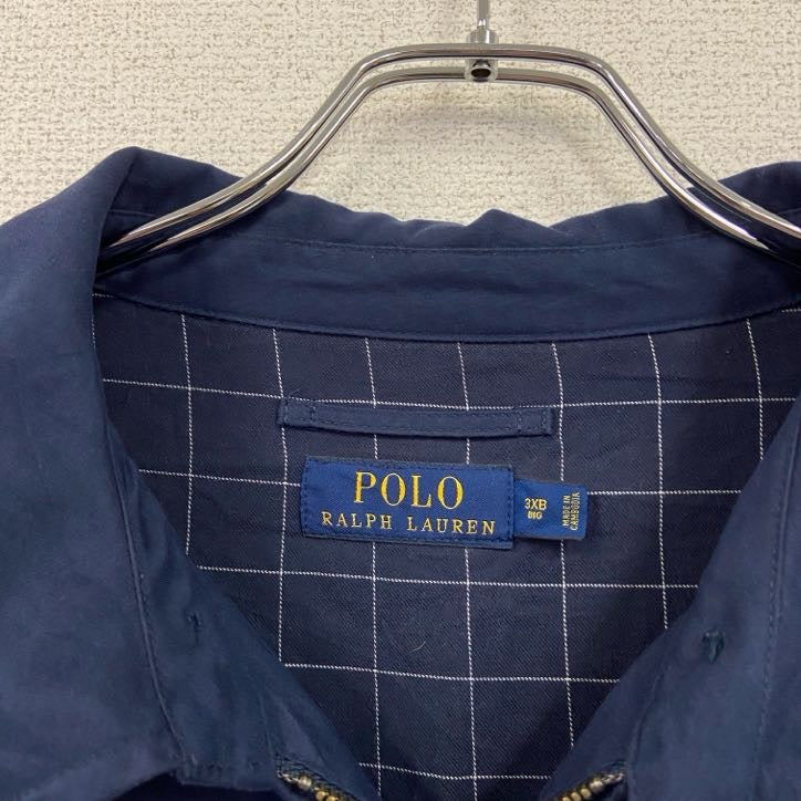 POLO RALPH LAUREN　ポロラルフローレン　ブルゾン/スイングトップ　紺　ネイビー　3XLサイズ