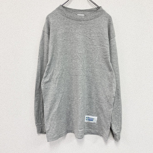 ～90s　DISCUS ATHLETIC　長袖Tシャツ/ロンT　ヴィンテージ　グレー　Lサイズ