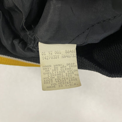 80s～　Chalk Line　NFL　STEELERS　スタジャン/スタジアムジャケット　黒　ブラック　Mサイズ