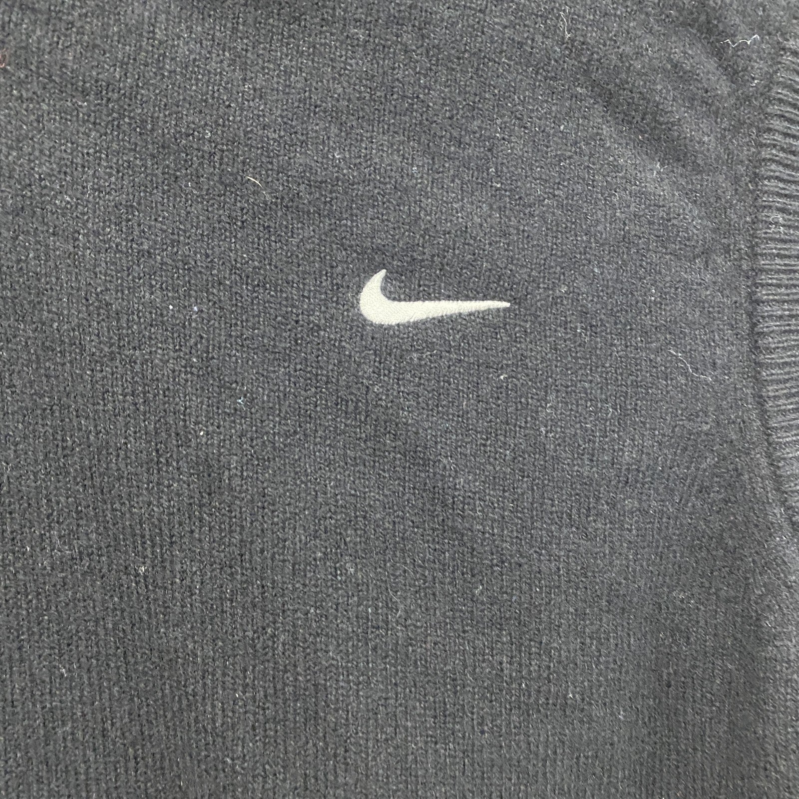 NIKE GOLF　ナイキゴルフ　ウールニットベスト　黒　ブラック　XLサイズ