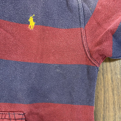 90s～　POLO by RALPH LAUREN　ラルフローレン　スウェットパーカー/フーディー　ラガーデザイン　Sサイズ