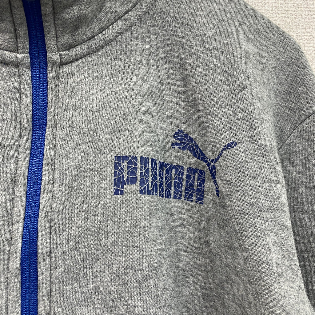 PUMA　プーマ　フルジップスウェットジャケット　トラックジャケット/ジャージ　灰色　グレー　Ｍサイズ
