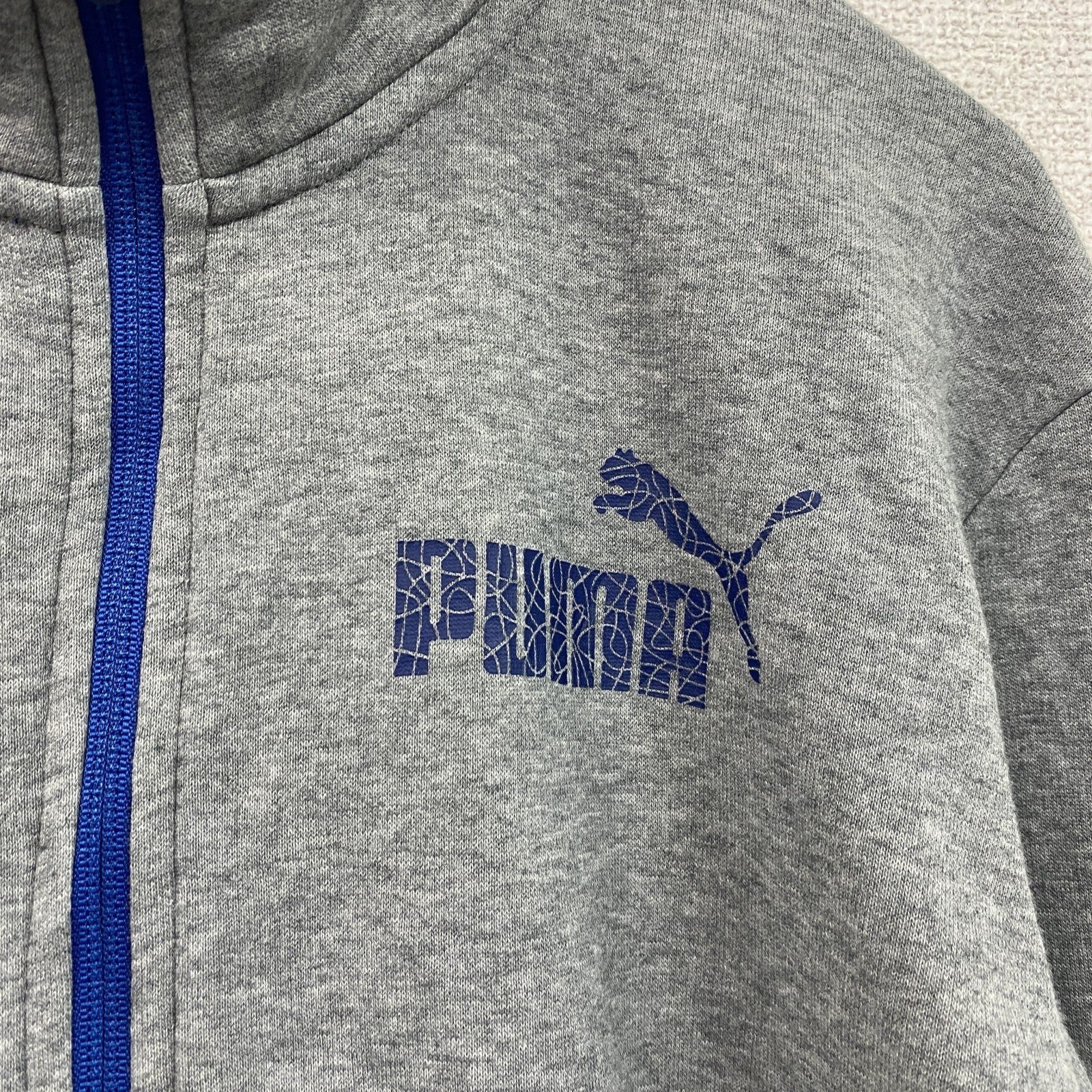 PUMA　プーマ　フルジップスウェットジャケット　トラックジャケット/ジャージ　灰色　グレー　Ｍサイズ