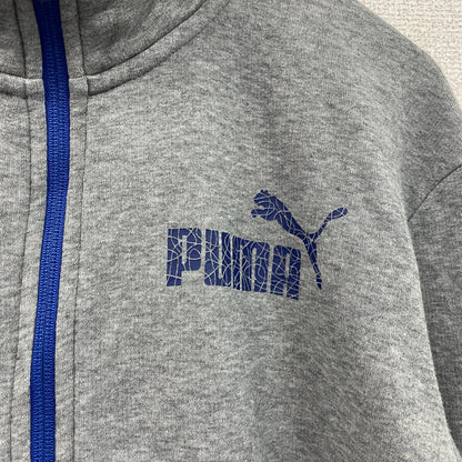 PUMA　プーマ　フルジップスウェットジャケット　トラックジャケット/ジャージ　灰色　グレー　Ｍサイズ