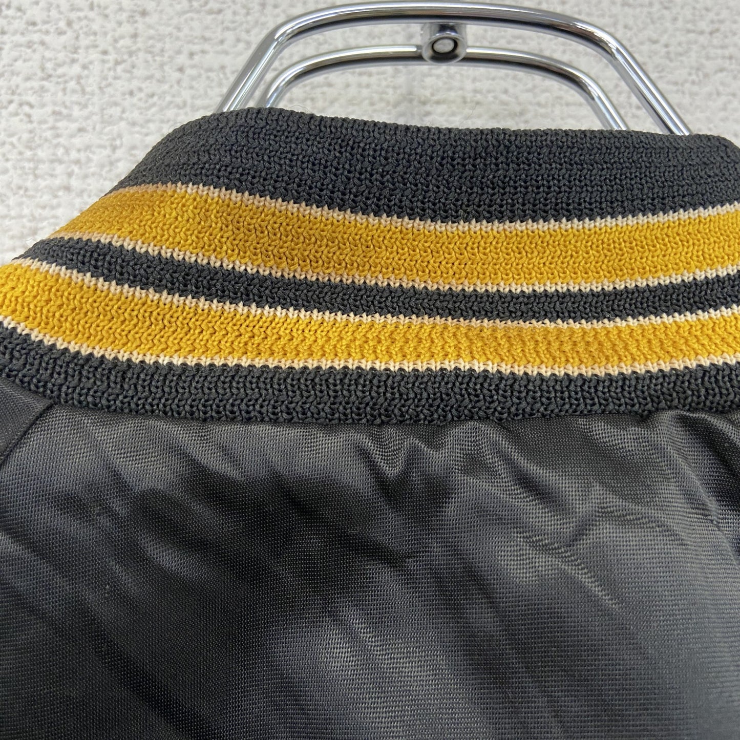 80s～　Chalk Line　NFL　STEELERS　スタジャン/スタジアムジャケット　黒　ブラック　Mサイズ