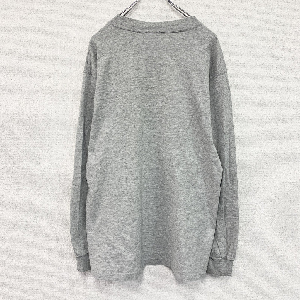 ～90s　DISCUS ATHLETIC　長袖Tシャツ/ロンT　ヴィンテージ　グレー　Lサイズ