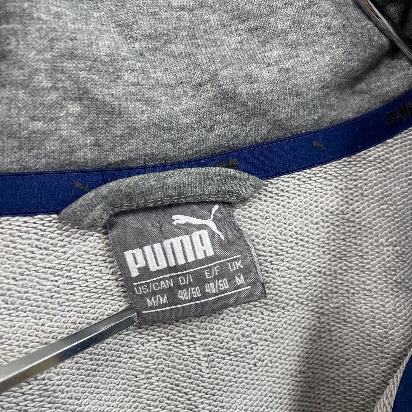 PUMA　プーマ　フルジップスウェットジャケット　トラックジャケット/ジャージ　灰色　グレー　Ｍサイズ