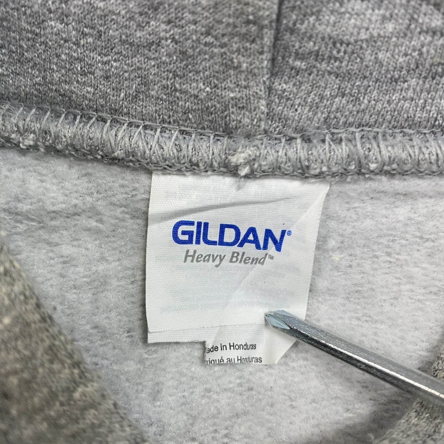 GILDAN　ギルダン　スウェットパーカー/フーディー　アーチプリント　灰色　グレー　