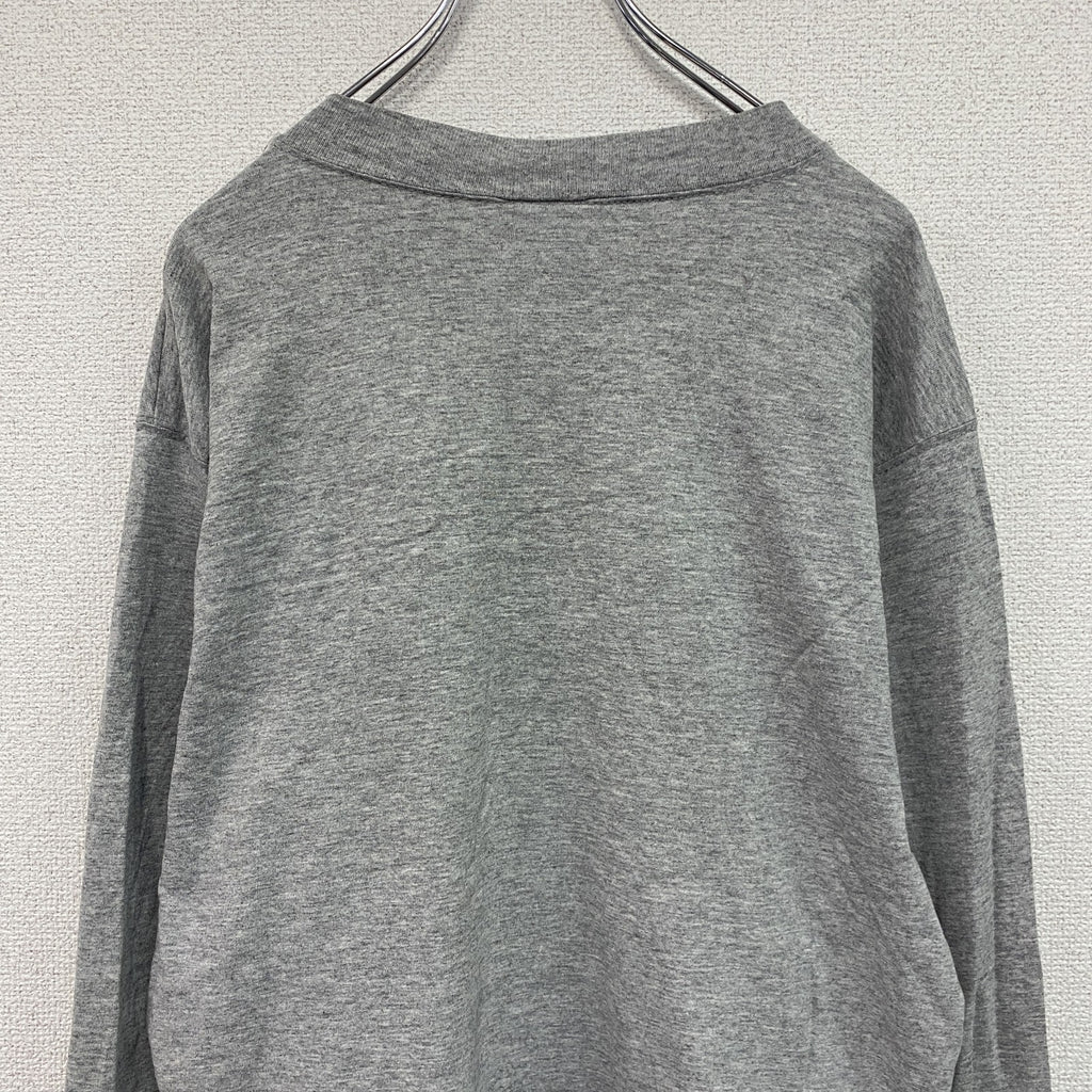 ～90s　DISCUS ATHLETIC　長袖Tシャツ/ロンT　ヴィンテージ　グレー　Lサイズ