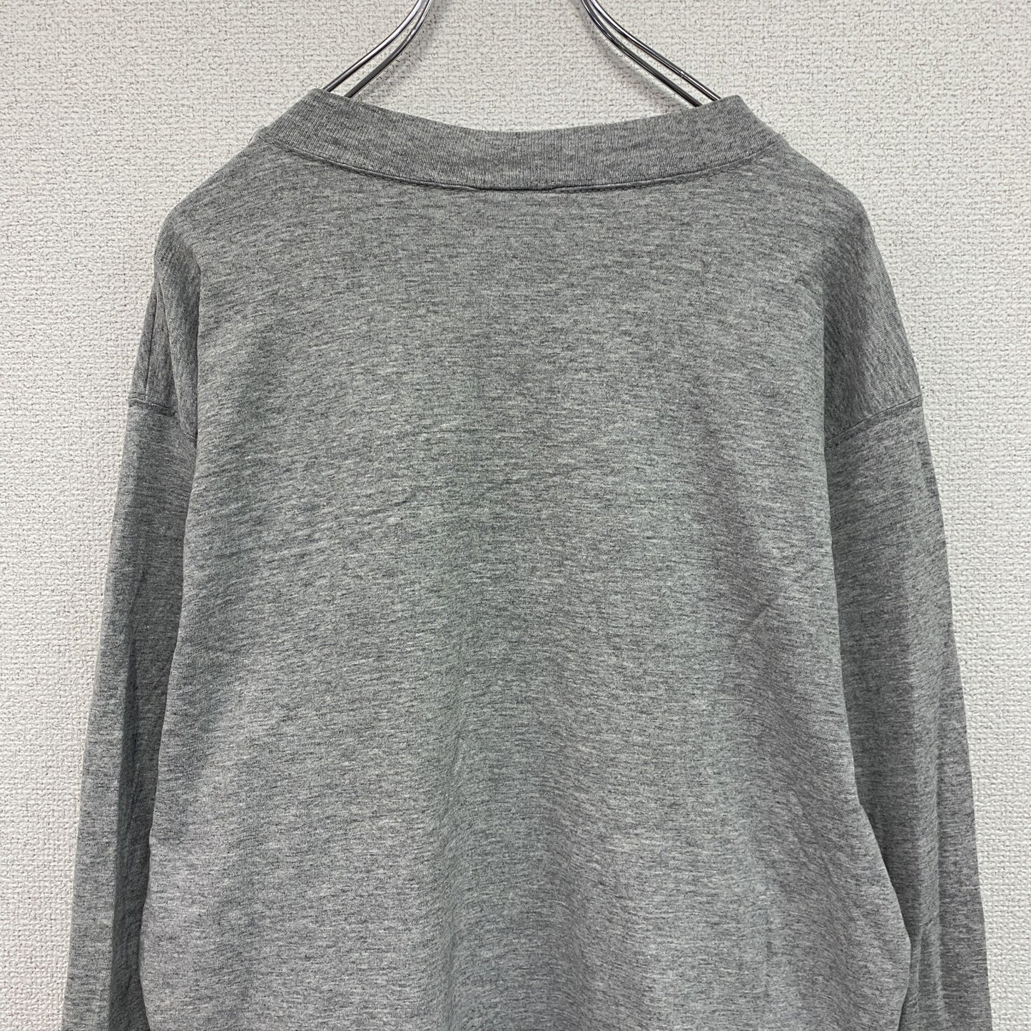 ～90s　DISCUS ATHLETIC　長袖Tシャツ/ロンT　ヴィンテージ　グレー　Lサイズ