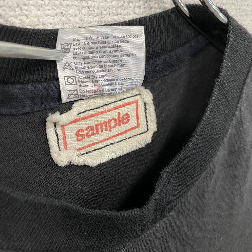 Hanes　ヘインズ　sample　サンプル　チュニック　リメイク　黒　ブラック　XLサイズ