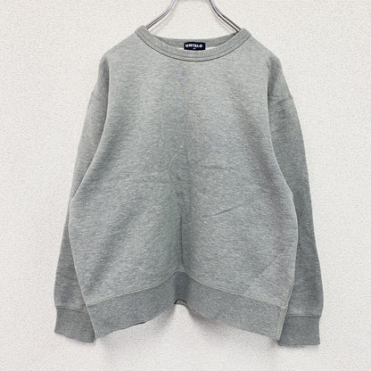 ～00s　OLD UNIQLO　オールドユニクロ　スウェット/トレーナー　ヴィンテージ　グレー　Mサイズ