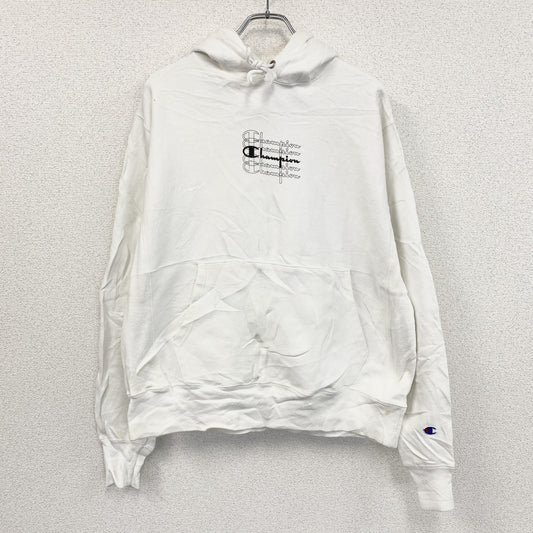 Champion　チャンピオン　リバースウィーブ　スウェットパーカー/フーディー　白　ホワイト　Mサイズ