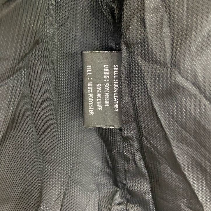 90s　BARACUTA　バラクータ　ラムレザーカーコート　レザーコート　レザージャケット　黒　ブラック　XLサイズ