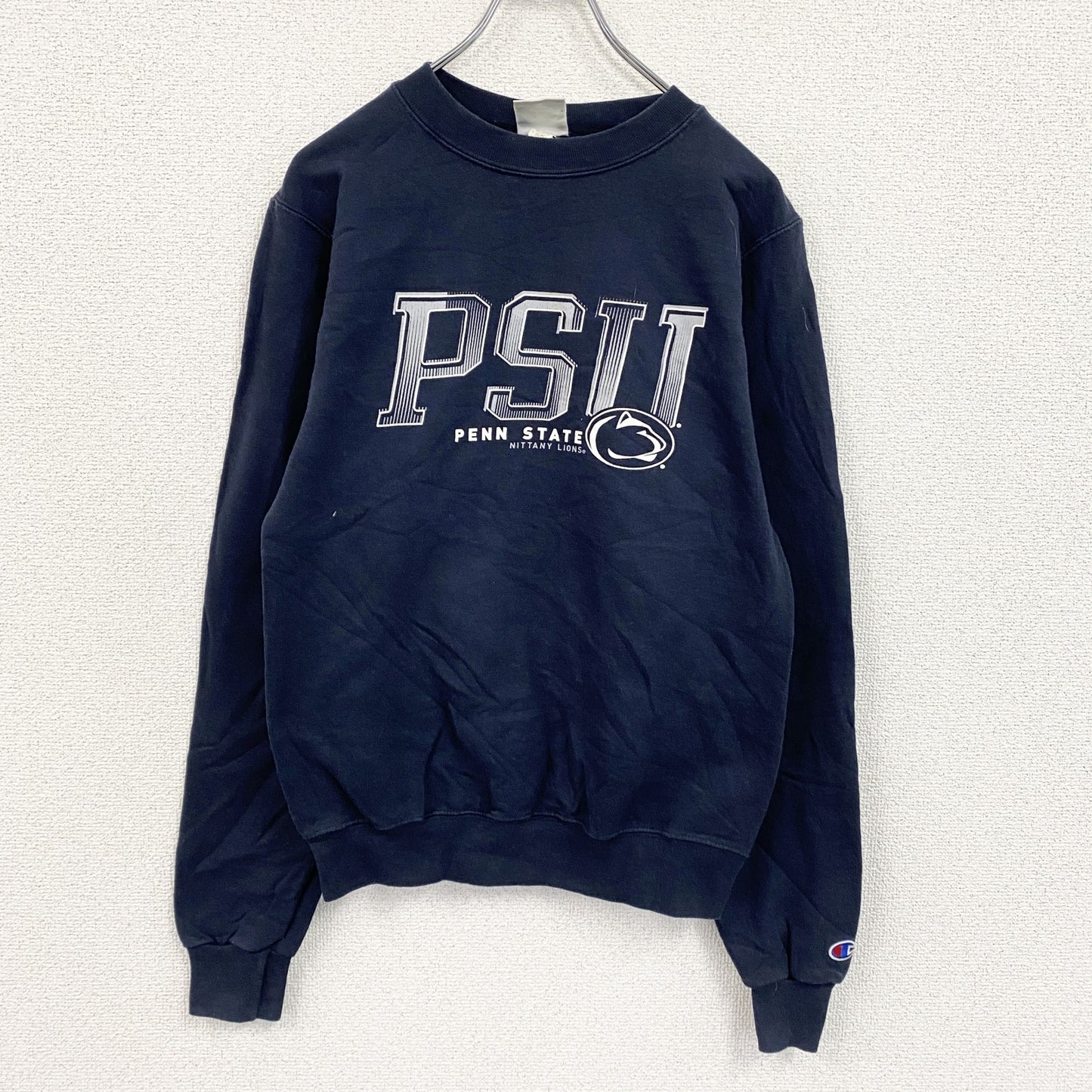 Champion　チャンピオン　 ECO FLEECE　スウェット/トレーナー　カレッジロゴ　紺　ネイビー　XSサイズ