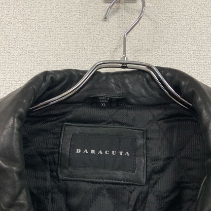 90s　BARACUTA　バラクータ　ラムレザーカーコート　レザーコート　レザージャケット　黒　ブラック　XLサイズ