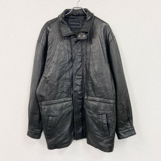 90s　BARACUTA　バラクータ　ラムレザーカーコート　レザーコート　レザージャケット　黒　ブラック　XLサイズ