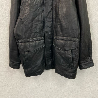 90s　BARACUTA　バラクータ　ラムレザーカーコート　レザーコート　レザージャケット　黒　ブラック　XLサイズ