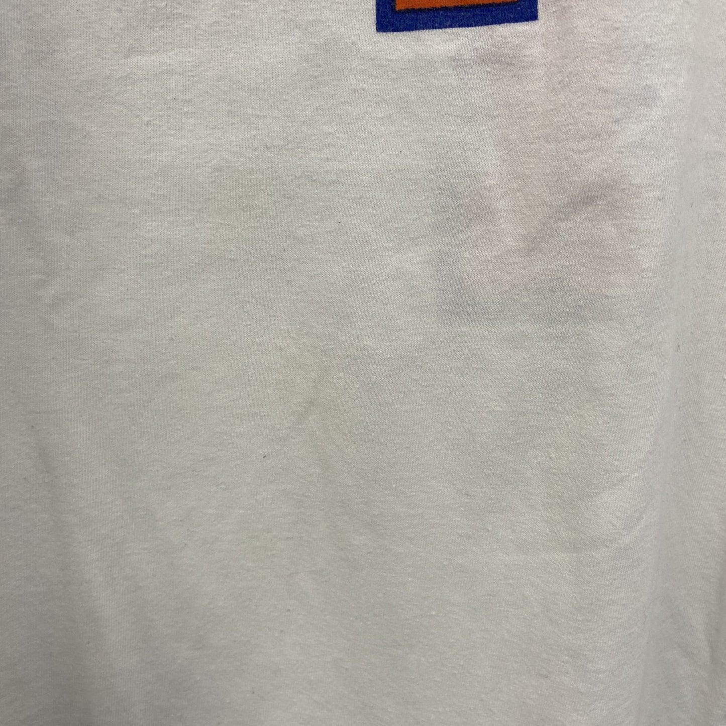 古着 used　adidas アディダス　NBA　NUEVA YORK　半袖プリントTシャツ　白　ビックシルエット　XLサイズ