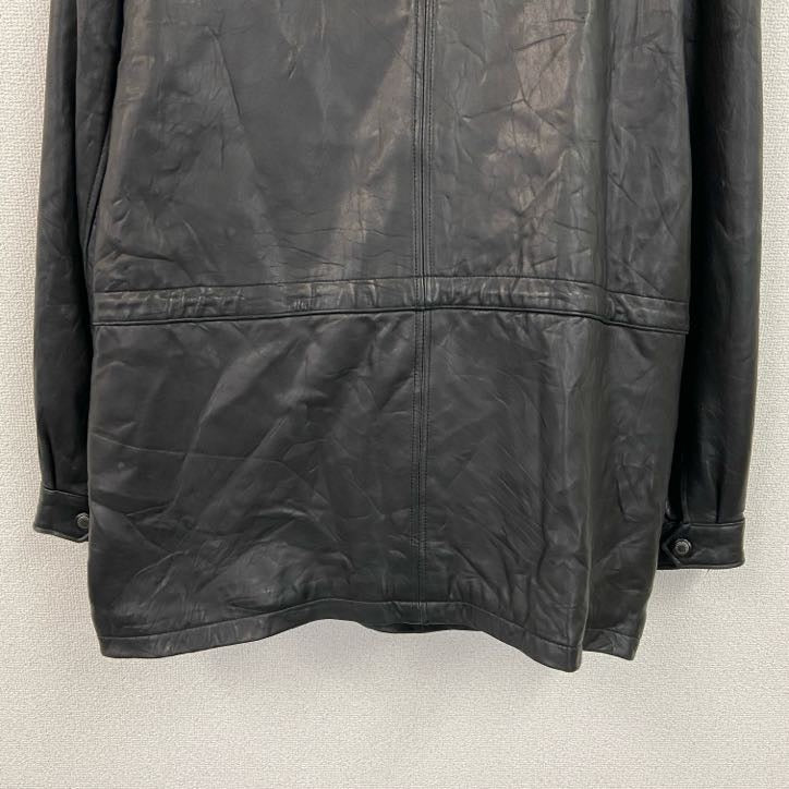 90s　BARACUTA　バラクータ　ラムレザーカーコート　レザーコート　レザージャケット　黒　ブラック　XLサイズ