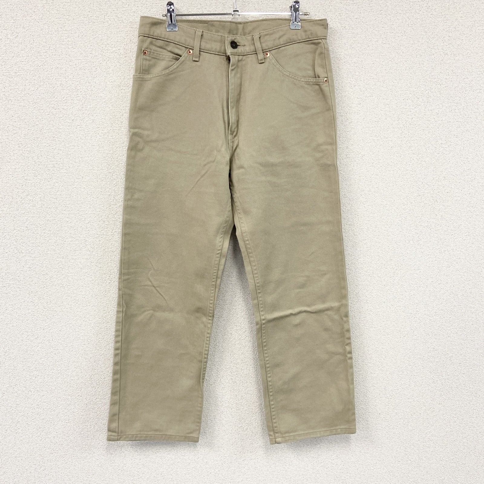 Levi’s　リーバイス　607　デニムパンツ/ジーンズ　オレンジタブ　ジップフライ　ベージュ　W32サイズ