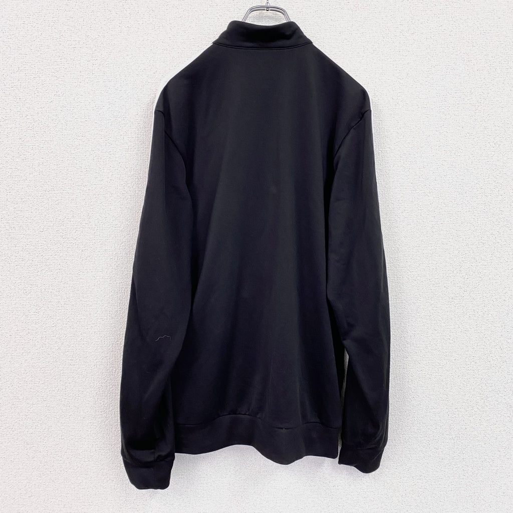 adidas　アディダス　トラックジャケット/ジャージ　黒　ブラック　Mサイズ