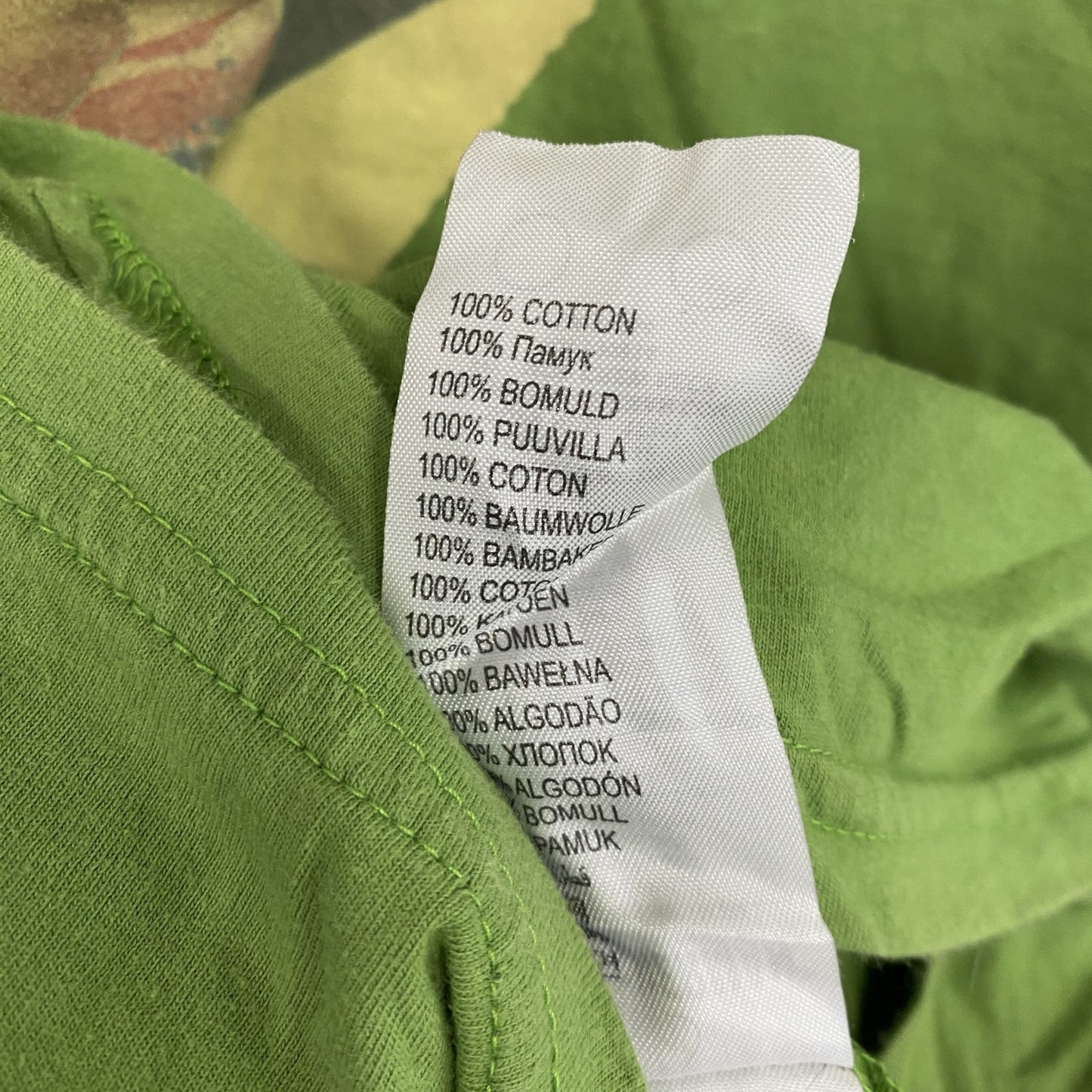 BEN SHERMAN　ベンシャーマン　半袖プリントTシャツ　ライトグリーン　黄緑